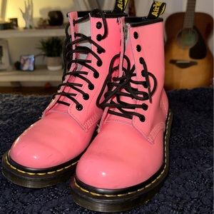 Pink doc martens size 7